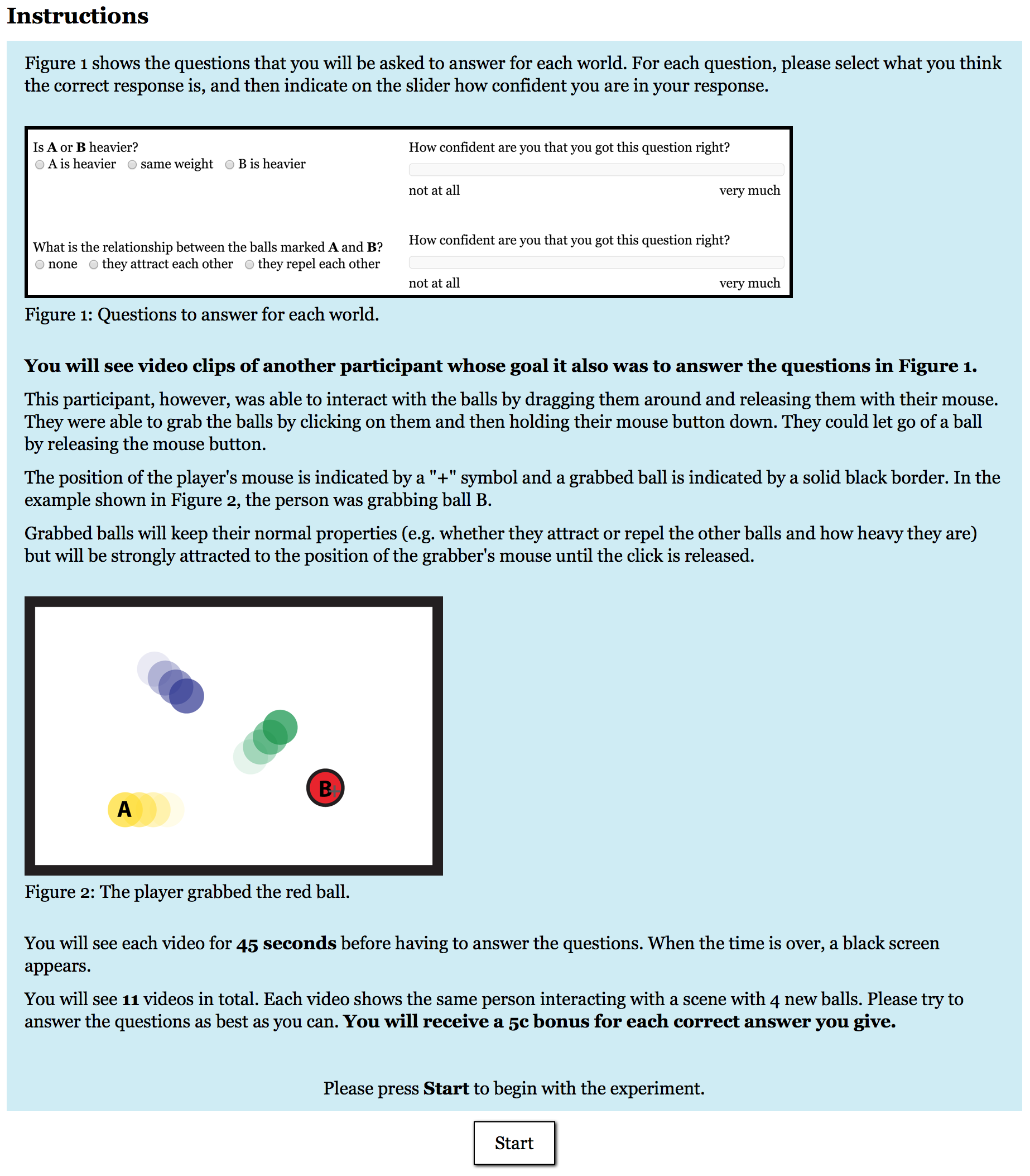 Experiment 1, page 2, active
